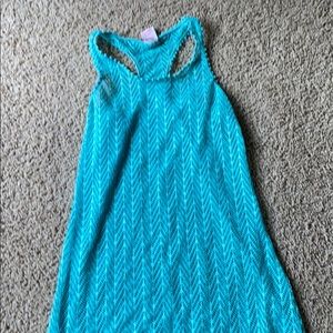 target teal swim cover up